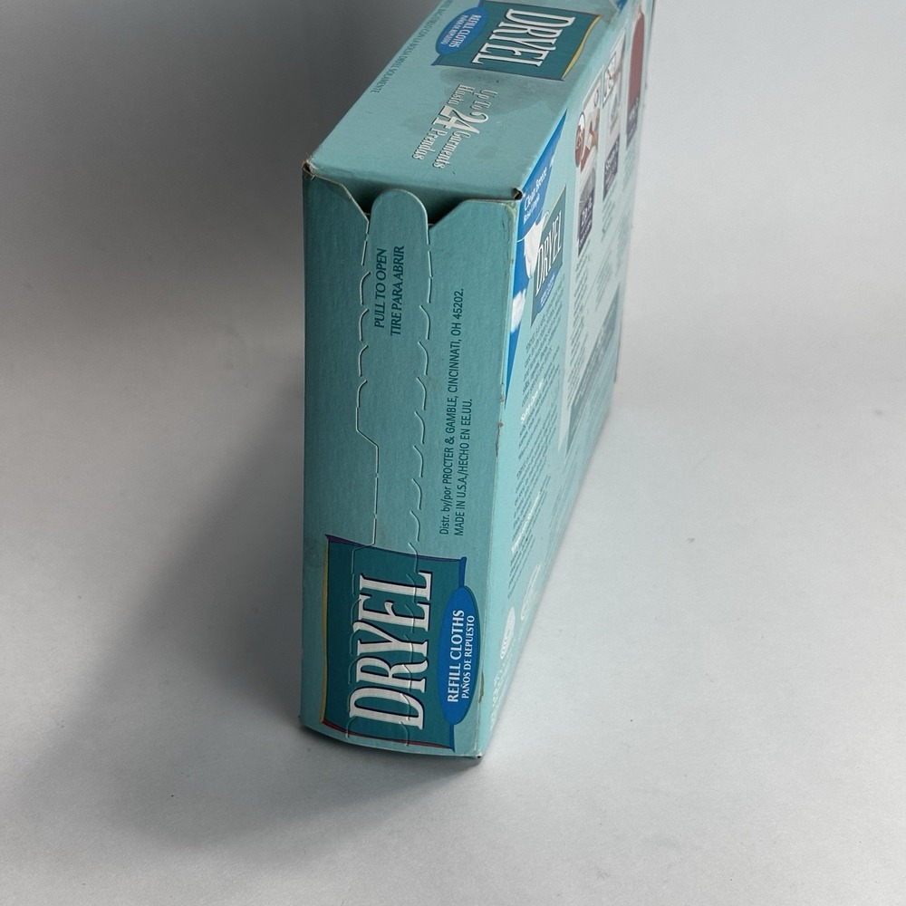 Dryel Clean Breeze 6 Dryer-Activated Refill Cloths 24 Garments Box NEW SEALED - Picture 5 of 6